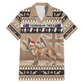 Aussie Tasmanian Tiger Family Matching Mermaid Dress and Hawaiian Shirt Merry Christmas