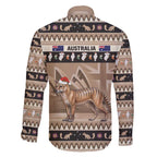 Aussie Tasmanian Tiger Family Matching Summer Maxi Dress and Hawaiian Shirt Merry Christmas