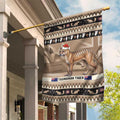 Aussie Tasmanian Tiger Garden Flag Merry Christmas