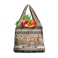 Aussie Tasmanian Tiger Grocery Bag Merry Christmas