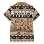 Aussie Tasmanian Tiger Hawaiian Shirt Merry Christmas