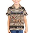 Aussie Tasmanian Tiger Hawaiian Shirt Merry Christmas