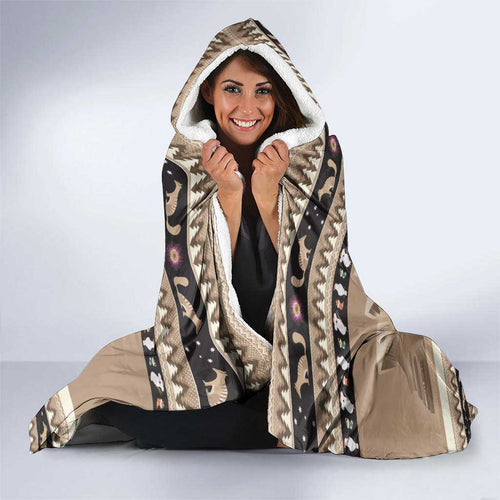 Aussie Tasmanian Tiger Hooded Blanket Merry Christmas