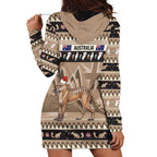 Aussie Tasmanian Tiger Hoodie Dress Merry Christmas