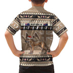 Aussie Tasmanian Tiger Kid Hawaiian Shirt Merry Christmas