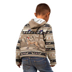 Aussie Tasmanian Tiger Kid Hoodie Merry Christmas