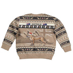 Aussie Tasmanian Tiger Kid Ugly Christmas Sweater Merry Christmas