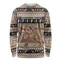 Aussie Tasmanian Tiger Long Sleeve Shirt Merry Christmas