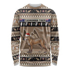 Aussie Tasmanian Tiger Long Sleeve Shirt Merry Christmas