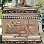 Aussie Tasmanian Tiger Quilt Merry Christmas