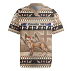 Aussie Tasmanian Tiger Rugby Jersey Merry Christmas