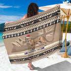 Aussie Tasmanian Tiger Sarong Merry Christmas