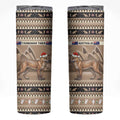 Aussie Tasmanian Tiger Skinny Tumbler Merry Christmas