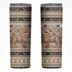 Aussie Tasmanian Tiger Skinny Tumbler Merry Christmas