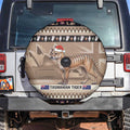 Aussie Tasmanian Tiger Spare Tire Cover Merry Christmas