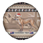 Aussie Tasmanian Tiger Spare Tire Cover Merry Christmas
