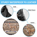 Aussie Tasmanian Tiger Spare Tire Cover Merry Christmas
