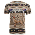 Aussie Tasmanian Tiger T Shirt Merry Christmas