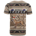 Aussie Tasmanian Tiger T Shirt Merry Christmas