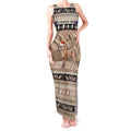 Aussie Tasmanian Tiger Tank Maxi Dress Merry Christmas