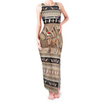 Aussie Tasmanian Tiger Tank Maxi Dress Merry Christmas