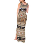 Aussie Tasmanian Tiger Tank Maxi Dress Merry Christmas