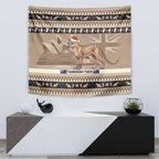 Aussie Tasmanian Tiger Tapestry Merry Christmas