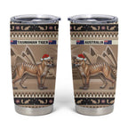 Aussie Tasmanian Tiger Tumbler Cup Merry Christmas