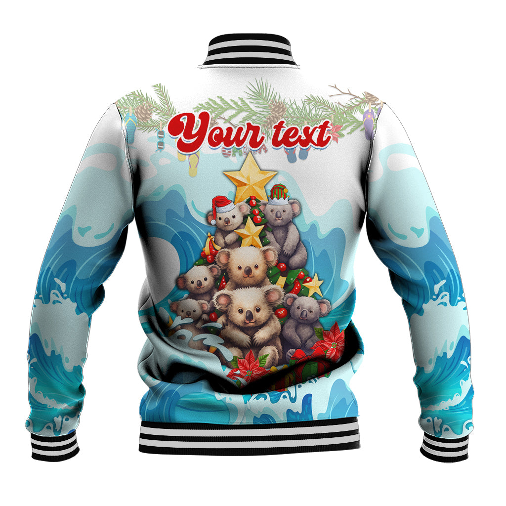 personalised-australia-koala-christmas-baseball-jacket-merry-and-bright-breaking-wave