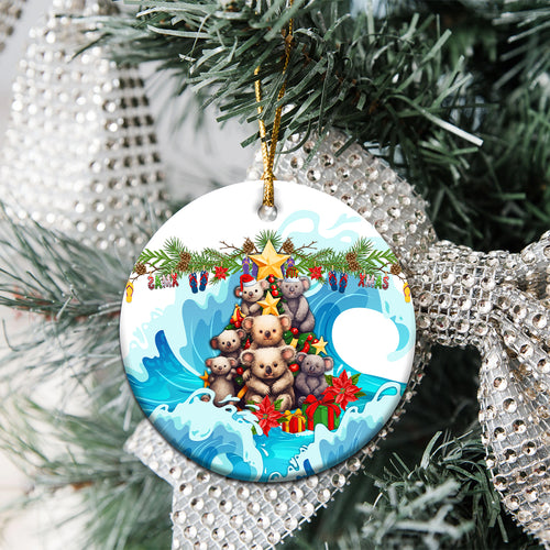 personalised-australia-koala-christmas-ceramic-ornament-merry-and-bright-breaking-wave