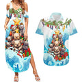 personalised-australia-koala-christmas-couples-matching-summer-maxi-dress-and-hawaiian-shirt-merry-and-bright-breaking-wave