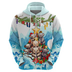 personalised-australia-koala-christmas-hoodie-merry-and-bright-breaking-wave