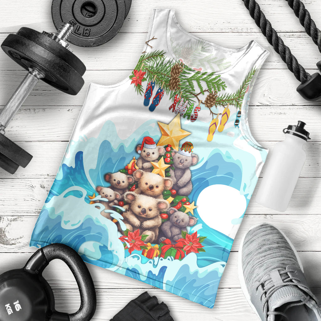 personalised-australia-koala-christmas-men-tank-top-merry-and-bright-breaking-wave
