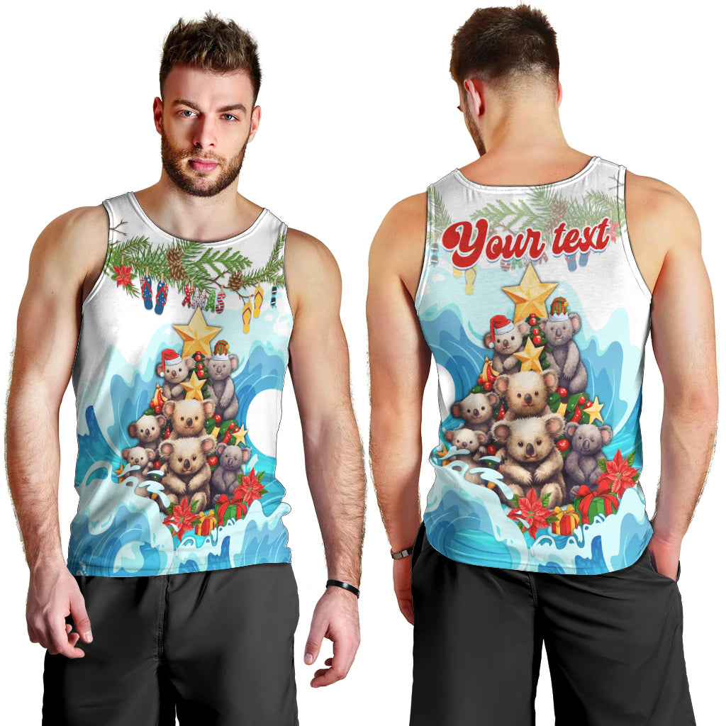 personalised-australia-koala-christmas-men-tank-top-merry-and-bright-breaking-wave
