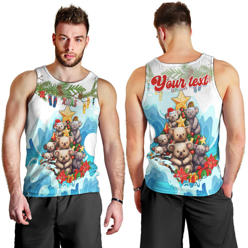 personalised-australia-koala-christmas-men-tank-top-merry-and-bright-breaking-wave