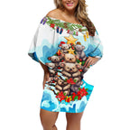 personalised-australia-koala-christmas-off-shoulder-short-dress-merry-and-bright-breaking-wave