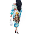 personalised-australia-koala-christmas-off-the-shoulder-long-sleeve-dress-merry-and-bright-breaking-wave