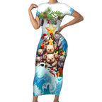personalised-australia-koala-christmas-short-sleeve-bodycon-dress-merry-and-bright-breaking-wave
