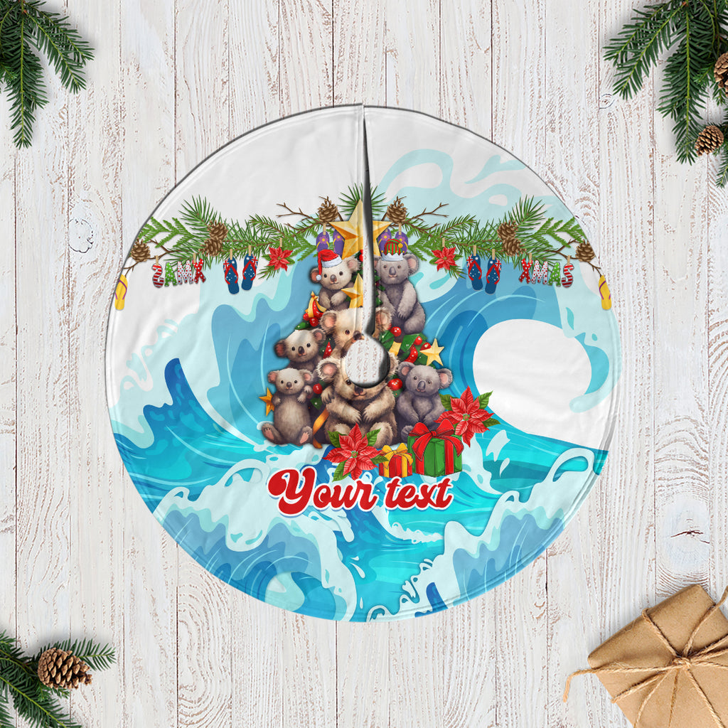 personalised-australia-koala-christmas-tree-skirt-merry-and-bright-breaking-wave