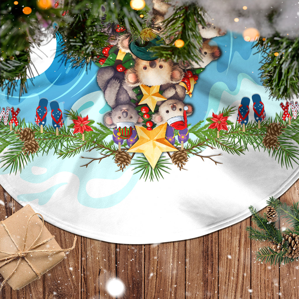 personalised-australia-koala-christmas-tree-skirt-merry-and-bright-breaking-wave