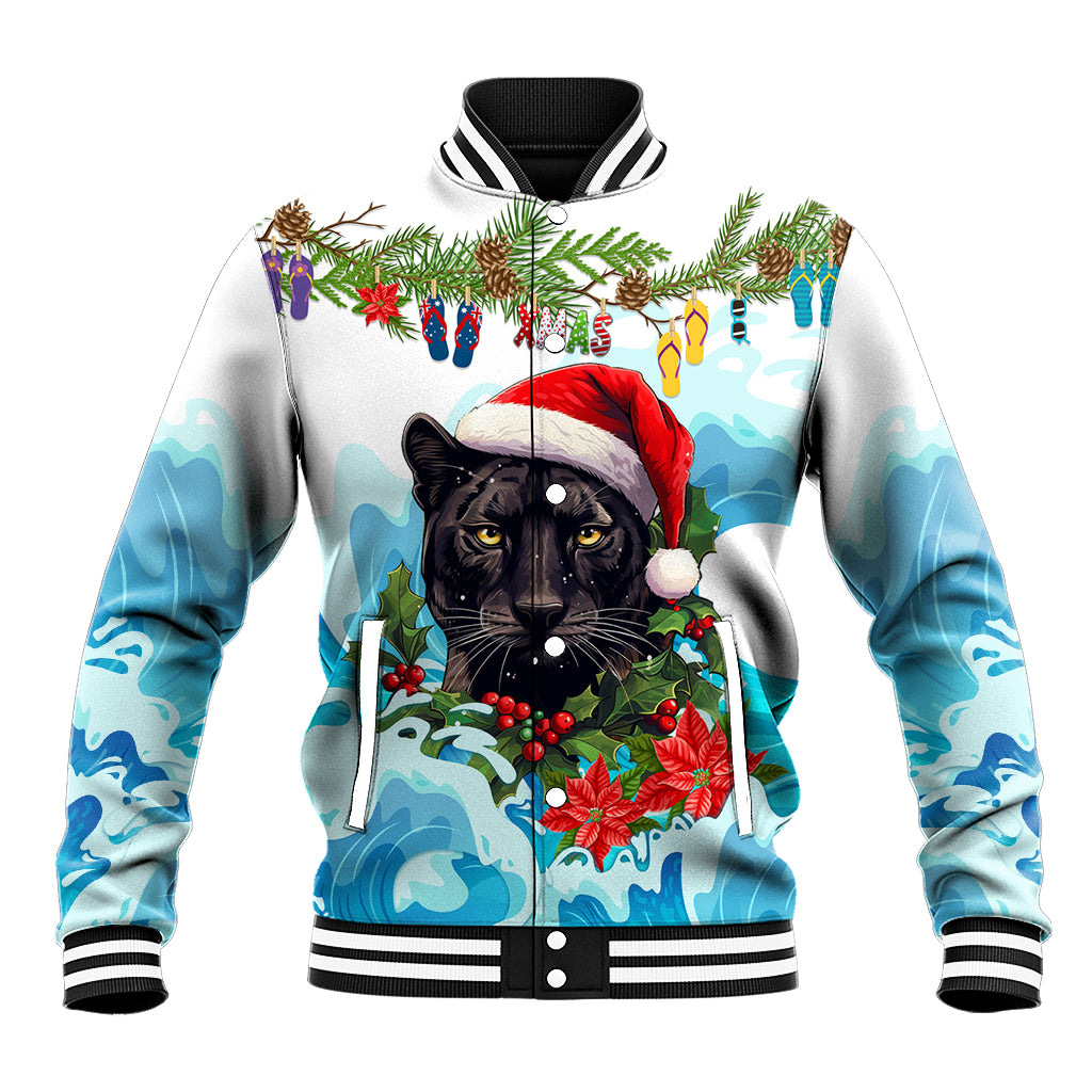 personalised-australia-panthers-christmas-baseball-jacket-merry-and-bright-breaking-wave