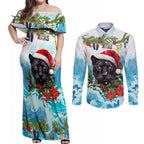 personalised-australia-panthers-christmas-couples-matching-off-shoulder-maxi-dress-and-long-sleeve-button-shirt-merry-and-bright-breaking-wave