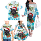 personalised-australia-panthers-christmas-family-matching-off-shoulder-long-sleeve-dress-and-hawaiian-shirt-merry-and-bright-breaking-wave