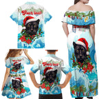 personalised-australia-panthers-christmas-family-matching-off-shoulder-maxi-dress-and-hawaiian-shirt-merry-and-bright-breaking-wave