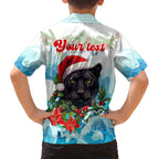 personalised-australia-panthers-christmas-family-matching-summer-maxi-dress-and-hawaiian-shirt-merry-and-bright-breaking-wave