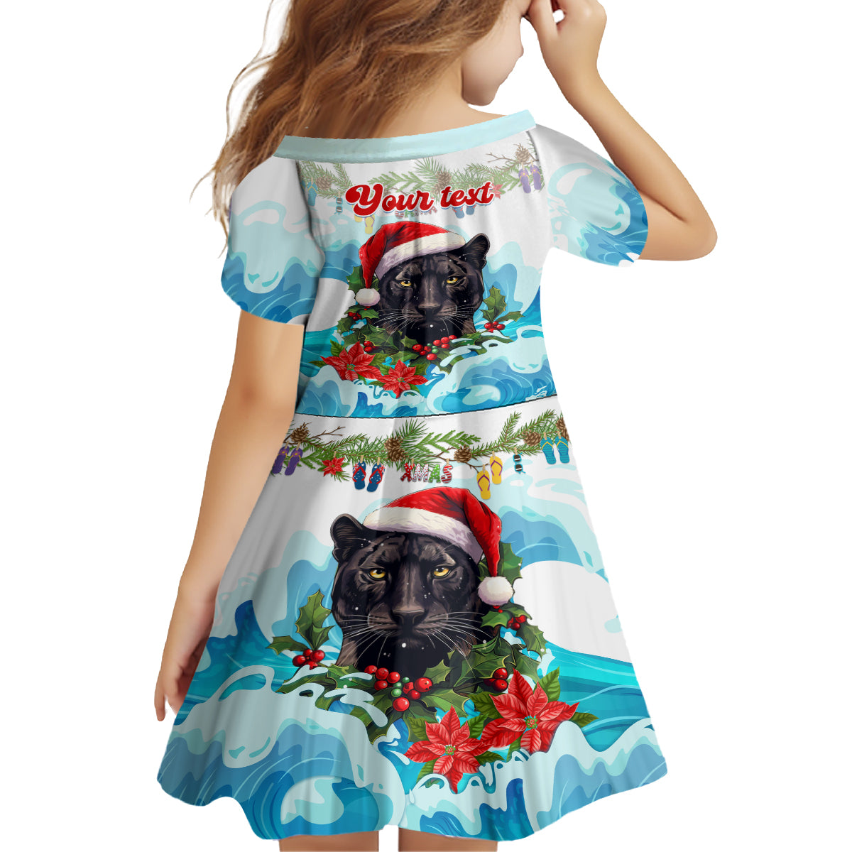 personalised-australia-panthers-christmas-family-matching-tank-maxi-dress-and-hawaiian-shirt-merry-and-bright-breaking-wave
