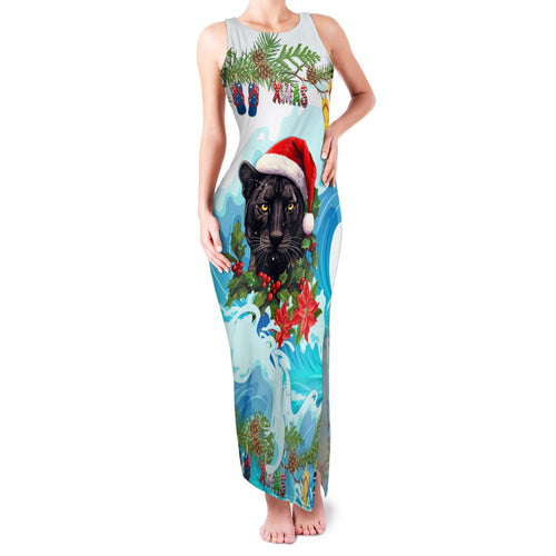 personalised-australia-panthers-christmas-family-matching-tank-maxi-dress-and-hawaiian-shirt-merry-and-bright-breaking-wave
