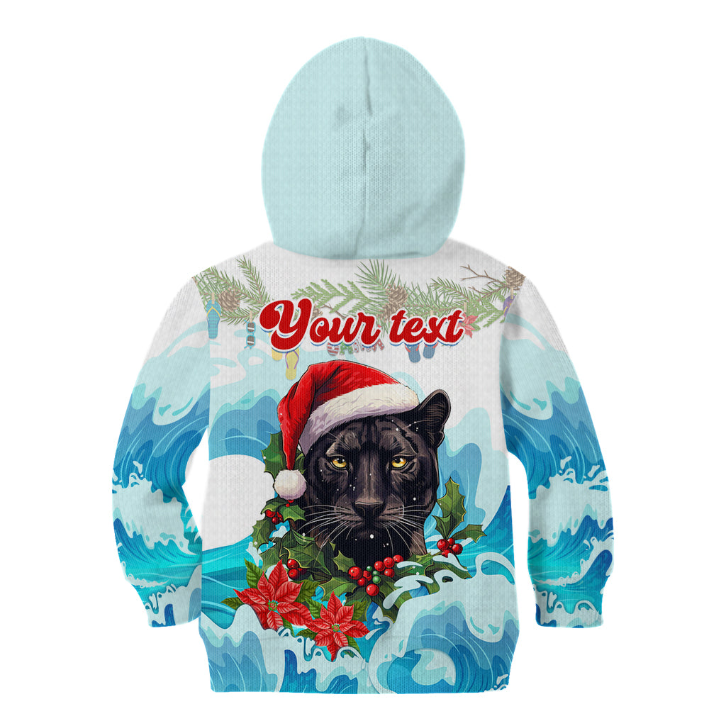 personalised-australia-panthers-christmas-kid-hoodie-merry-and-bright-breaking-wave