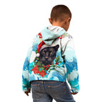 personalised-australia-panthers-christmas-kid-hoodie-merry-and-bright-breaking-wave