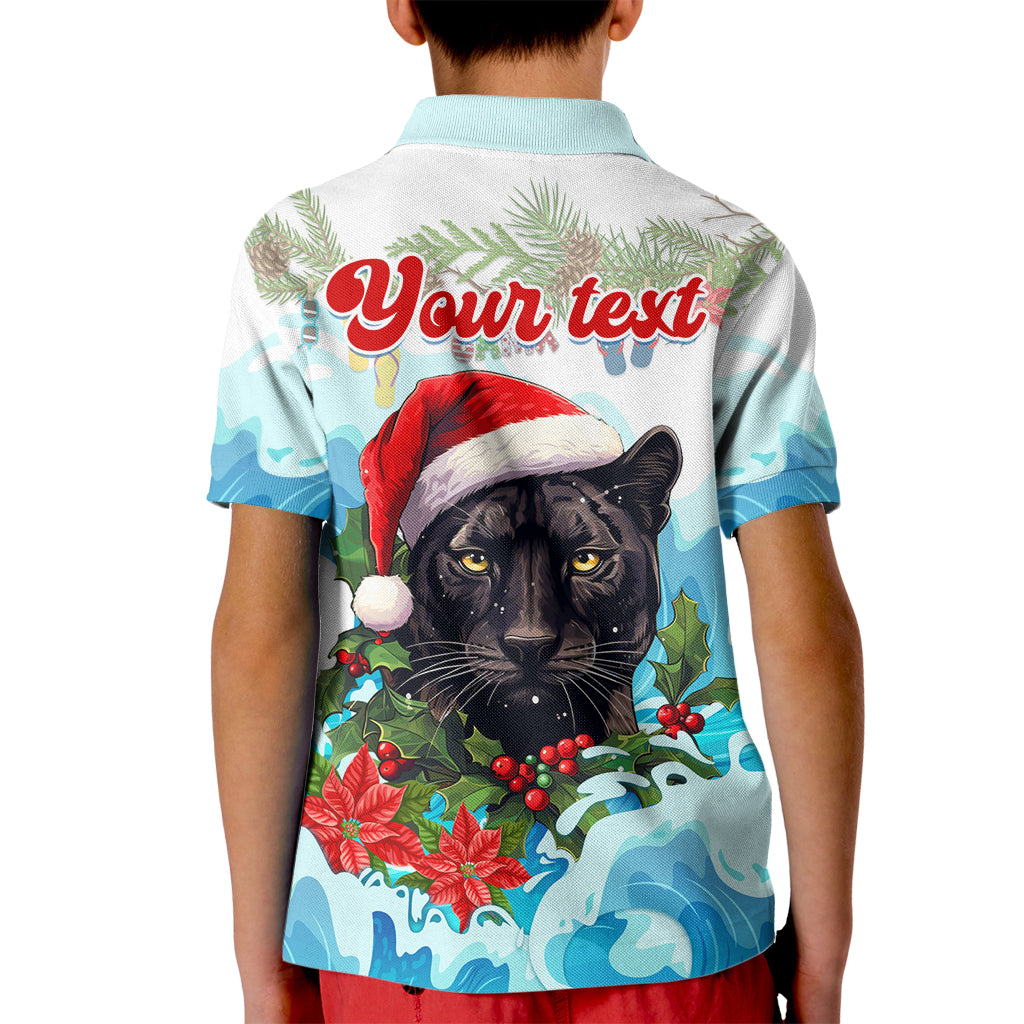 personalised-australia-panthers-christmas-kid-polo-shirt-merry-and-bright-breaking-wave